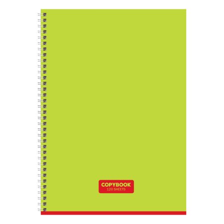 Тетрадь 120л. A4 клетка на гребне BG "Copybook" глянцевая ламинация RE-Т4гр120_лг_12477