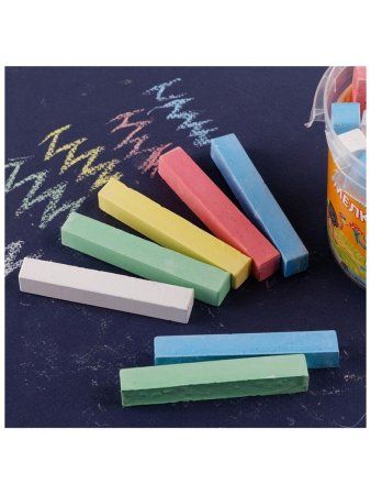 Мелки цветные для асфальта Мульти-Пульти "Енот в Австралии" 25 шт 5 цв пластиковое ведро RE-АМ_14462