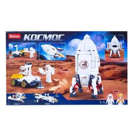 Конструктор Космос "Исследовательская ракета" 320 деталей SIM-6958171