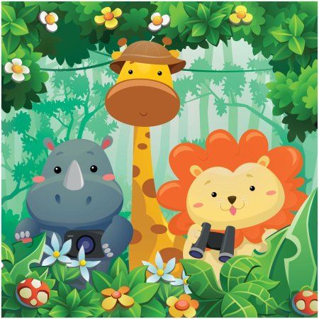 Пазл ТРИ СОВЫ 16 maxi "Дружная компания" RE-ПК16М_54494