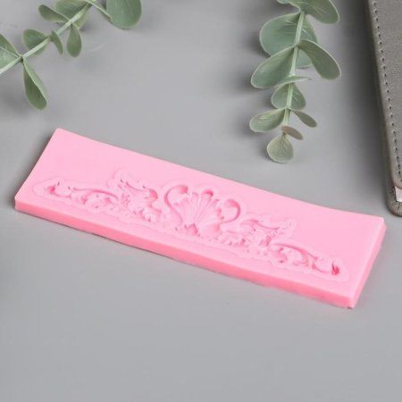 Молд силикон "Узор с лебедями" 0.5 х 12.9 х 3.5 см SIM-6946440