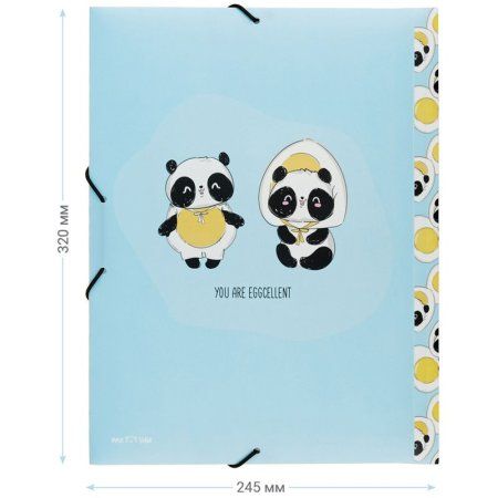 Папка на резинке А4 MESHU "Eggcellent" 500 мкм RE-MS_39556 Папка на резинке А4 MESHU "Eggcellent" 500 мкм RE-MS_39556