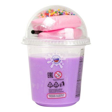 Слайм Slime "Dessert Milkshake" сиреневый, 3+ AS-SLM137
