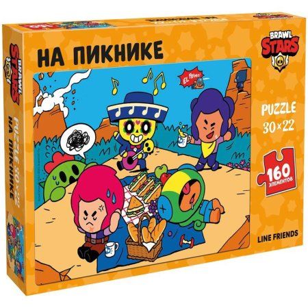 Пазл Brawl Stars 160 "На пикнике" RE-PZ0018