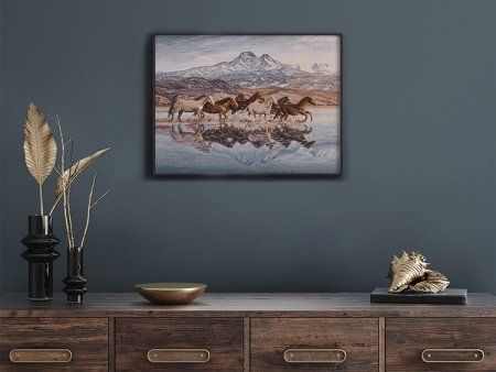 Набор для вышивания PANNA Золотая серия. Бегущие по волнам J-7244