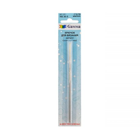 Крючок GAMMA сталь d 0.7 мм 12 см в блистере MCH-S-07