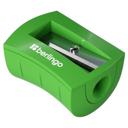 Точилка пластиковая Berlingo "City Style" 1 отверстие, ассорти RE-BBp_15022