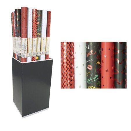 Бумага упаковочная CLAIREFONTAINE Premium 2 x 0.7 м 80 г/м2 1 л, Valentine, ассорти RH-95886C