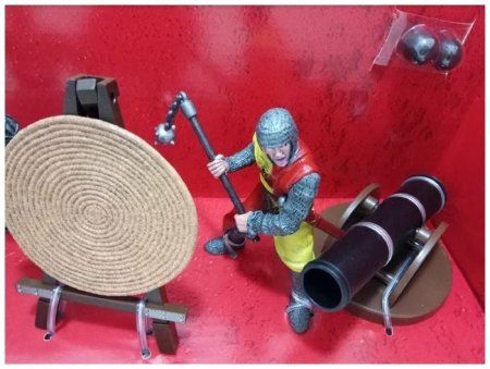 Набор рыцарей с аксессуарами пушки и стрелы TT-W4734D