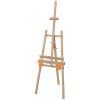 Мольберт напольный Лира с бегунком ГАММА "Хобби" 54 x 58 x 170 см съемная полка, 2 стакана в комплекте, сосна RE-25458170