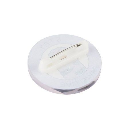 Значок акриловый MESHU "Say Meow" 2.25 x 2.25 см, прямая УФ-печать RE-MS_47438