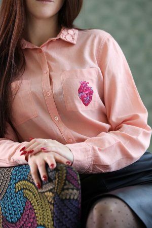 Набор для вышивания PANNA Живая картина. Анатомическое сердце 5 х 7.5 см JK-2195