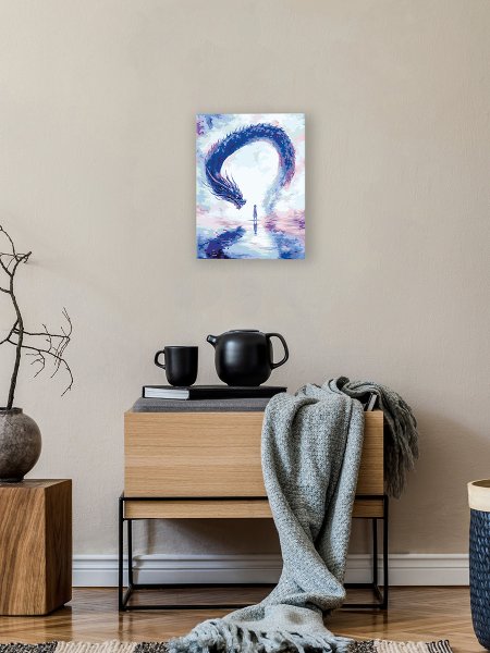 Набор для раскрашивания по номерам (холст на подрамнике) ФРЕЯ 40 х 30 см "Душа дракона" PNB/PM-370