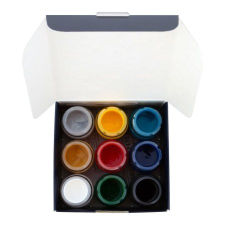 Набор акриловых красок по ткани DECOLA 9 шт х 20 мл, картон NP-4141111