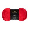 Пряжа ALPINA Cotton Pallete 50% хлопок, 50% акрил 1 х 50 г 205 ± 5 м №09 красный ALP-COP-09