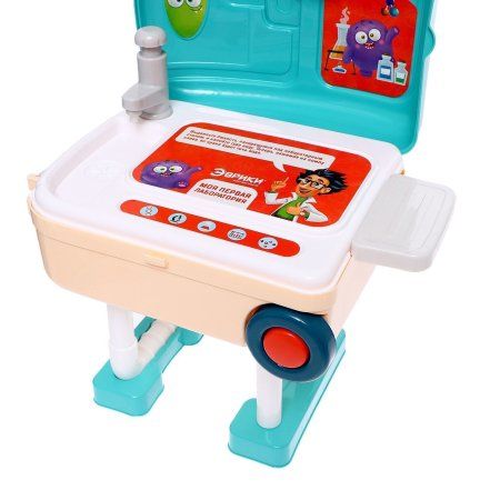 Набор для опытов ЭВРИКИ "Моя первая лаборатория" стол 3 в 1, 60 опытов SIM-7673837