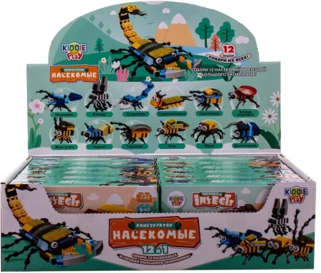 Конструктор KiddiePlay "Насекомые" UT-52611