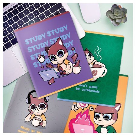 Тетрадь 48л. A5 клетка MESHU "Mood" матовая ламинация RE-MS_49790 Тетрадь 48л. A5 клетка MESHU "Mood" матовая ламинация RE-MS_49790