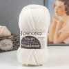 Пряжа Пехорская ПТ "Молодежная" 91% акрил, 9% полиамид 1 х 200 г 280 ± 14 м №001 белый PEH-MOL-001