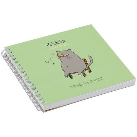 Скетчбук 60л. 150 x 150 мм MESHU "Harmonicat" 120 г/м2, на гребне, выб. лак, soft-touch RE-MS_44866 Скетчбук 60л. 150 x 150 мм MESHU "Harmonicat" 120 г/м2, на гребне, выб. лак, soft-touch RE-MS_44866