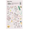 Наклейки бумажные MESHU "Unicorn rest" 12 x 21 см RE-MS_41645