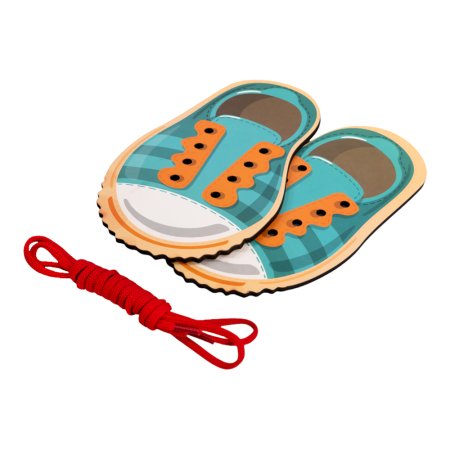 Шнуровка Baby Toys Wood "Ботинки" деревянная  KOR-05129