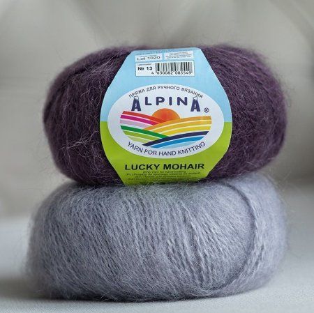 Пряжа ALPINA Lucky Mohair 60% кид мохер, 40% акрил 50 г 150 м ± 5 м Пряжа ALPINA Lucky Mohair 60% кид мохер, 40% акрил 50 г 150 м ± 5 м
