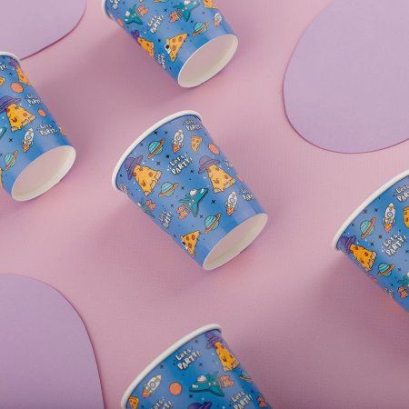 Стаканы бумажные MESHU "Alien" 200 мл 6 шт RE-MS_55439