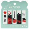 Флажки-закладки MESHU "Cute kitten"  пластиковые с дизайном, 45 x 12 мм, 20 л x 5 цв RE-MS_61968