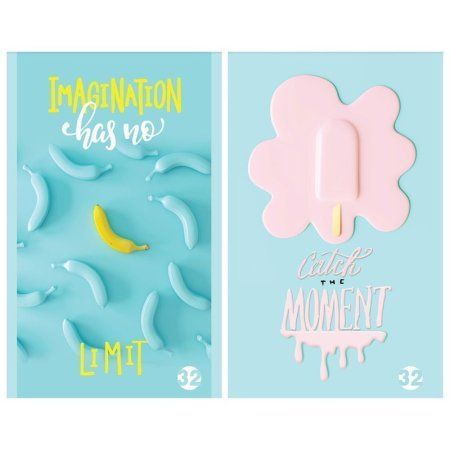 Блокнот A6 32л. BG "Лови момент" на скрепке RE-Б6ск32 9538