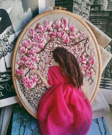 Пяльцы-рамка овал BLITZ пластик 15 х 20 см под дерево БРК-1520