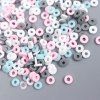 Бусины для творчества PVC "Колечки зефирные" набор ≈ 330 шт 0.1 х 0.4 х 0.4 см SIM-9127294