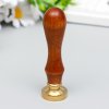 Печать для сургуча с деревянной ручкой "Королевская роза" 9 х 2.5 х 2.5 см SIM-5278980