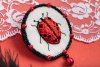 Набор для вышивания KLART "Брошь. Божья коровка" 5 х 6.5 см 10-520
