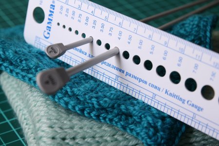 Линейка для определения размера спиц GAMMA пластик 16 см KM-16