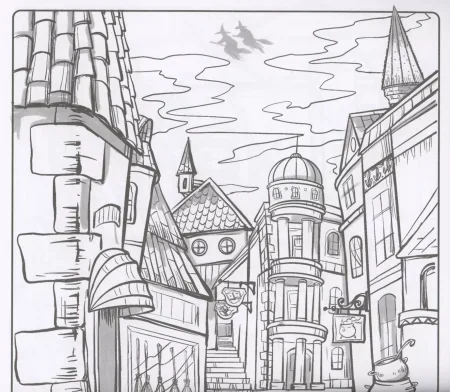 Книга: Раскрашиваем мир Гарри Поттера. Волшебная раскраска по мотивам любимой вселенной EKS-819613