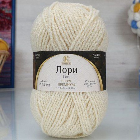 Пряжа Камтекс КТ "Лори" 45% акрил, 30% нейлон, 25% пэ 1 х 50 г 170 м 192 чайная роза KAM-LOR-192