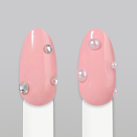 Стразы жемчужные для декора на клеевой основе, серебристые/жемчужные 7.5 × 16 см SIM-4104630