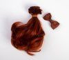 Волосы для кукол терракотовые локоны 15 х 100 см SIM-4692556