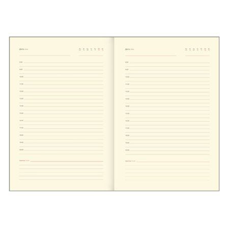 Ежедневник недатированный A5 136л. Greenwich Line "Night garden. Blue" кожзам, тон. блок RE-ENA5_44973