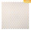 Бумага для скрапбукинга с фольгированием 10 л 30.5 x 30.5 см 250 м/г2 "Крупный горох" 2735335