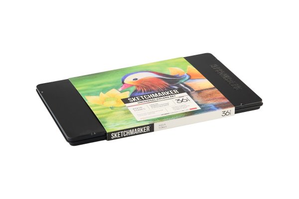 Набор акварельных карандашей SKETCHMARKER Универсальный 36 цв мет.пенал NP-SMWP-UNIVERSAL36