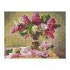 Алмазная мозаика ТРИ СОВЫ "Букет сирени" 40 x 50 см, холст на подрамнике RE-АМП4050_47605