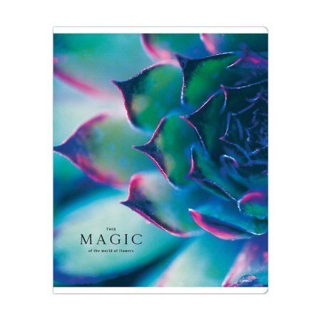 Тетрадь 48л. A5 клетка Greenwich Line "Magic of flowers" глянцевая ламинация, 70 г/м2 RE-N5c48-41050