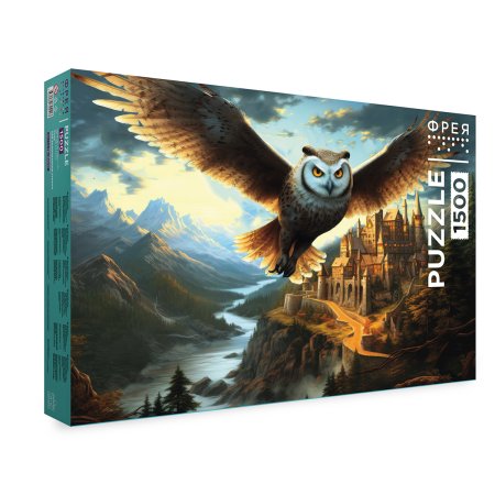 Пазл 1500 элементов ФРЕЯ "Сова над зачарованным замком" PZL-1500/31