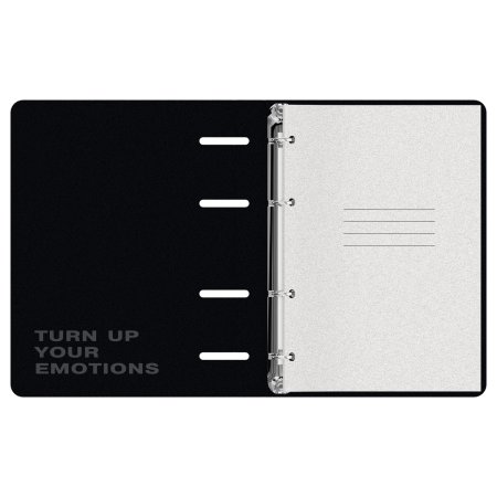 Тетрадь на кольцах 120л. A5 BG "Make noise" картон, soft-touch ламинация RE-ТК5к120_лс_57849