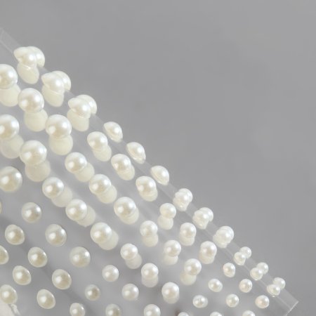 Жемчуг для декора на клеевой основе, ассорти d 3/4/5/6 мм АУ SIM-9762406