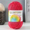 Пряжа Пехорская ПТ "Детский хлопок" 100% мерсеризованный хлопок 1 x 100 г 330 м ± 6 м №439 малиновый PEH-DHL-439