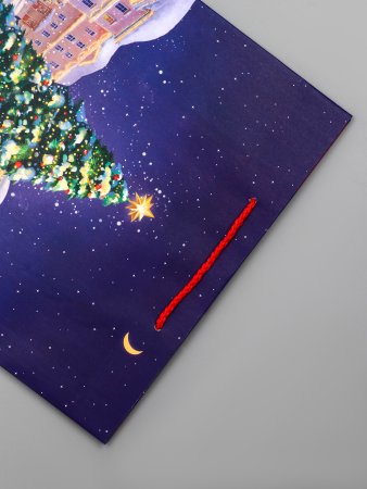 Пакет подарочный ламинированный 26 х 12 х 32 см "Новогодний каток" SIM-10911826