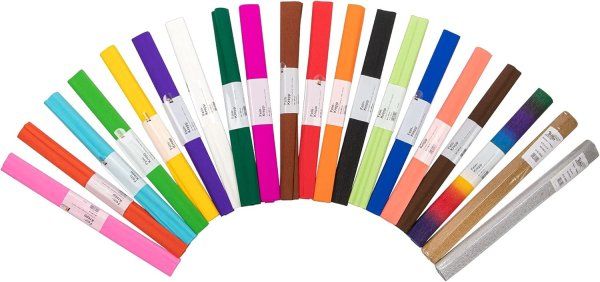 Бумага крепированная FOLIA 50 x 250 см в рулоне, 140 жёлто-зелёный FL-820140